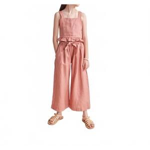 NEW BÚHO argile linen top in pink